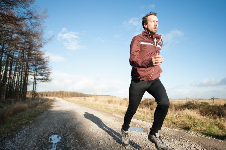 person running, physical benefits of running